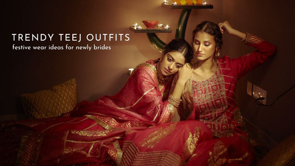 Trendy Teej Outfits: festive wear ideas for newly brides