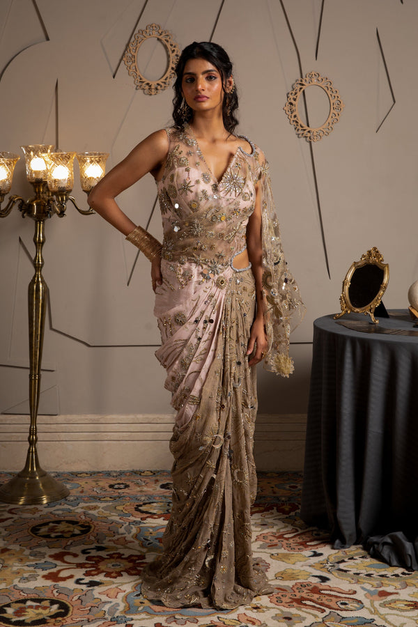 Nysa Pre Draped Saree