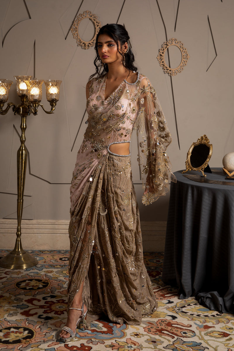 Nysa Pre Draped Saree