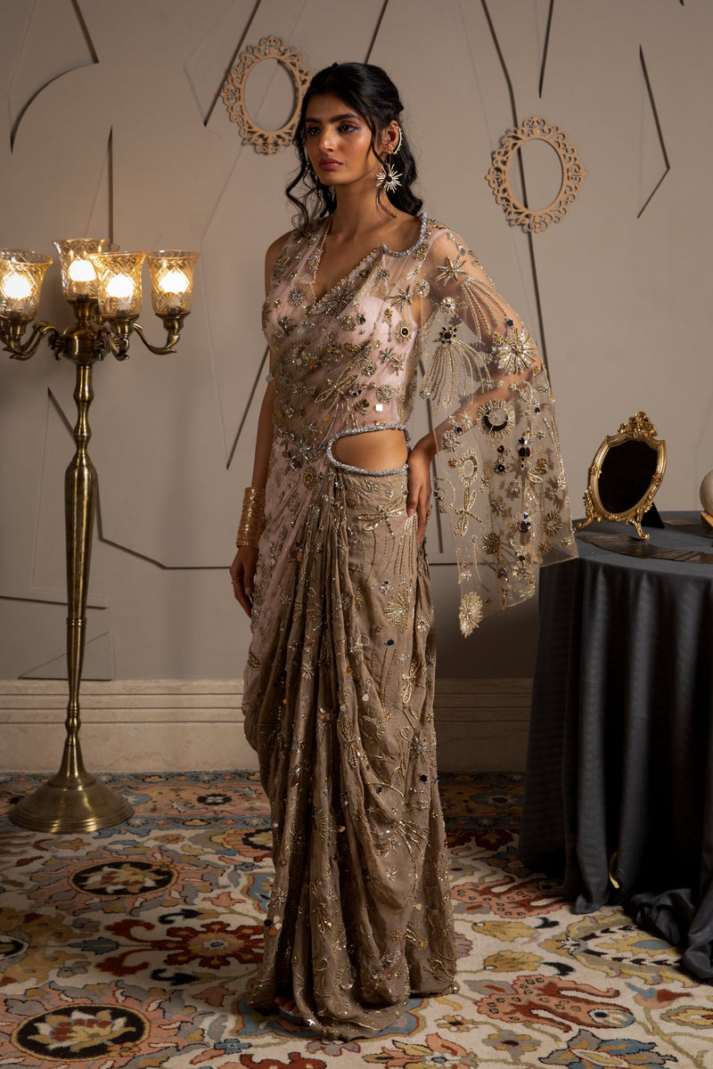 Nysa Pre Draped Saree