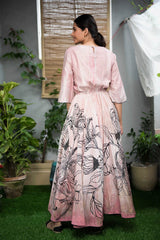 Kaaya Anarkali Gown with Overlay
